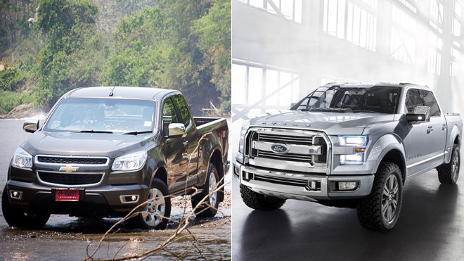 New F-150 and GM midsize pickups set to face off in 2014