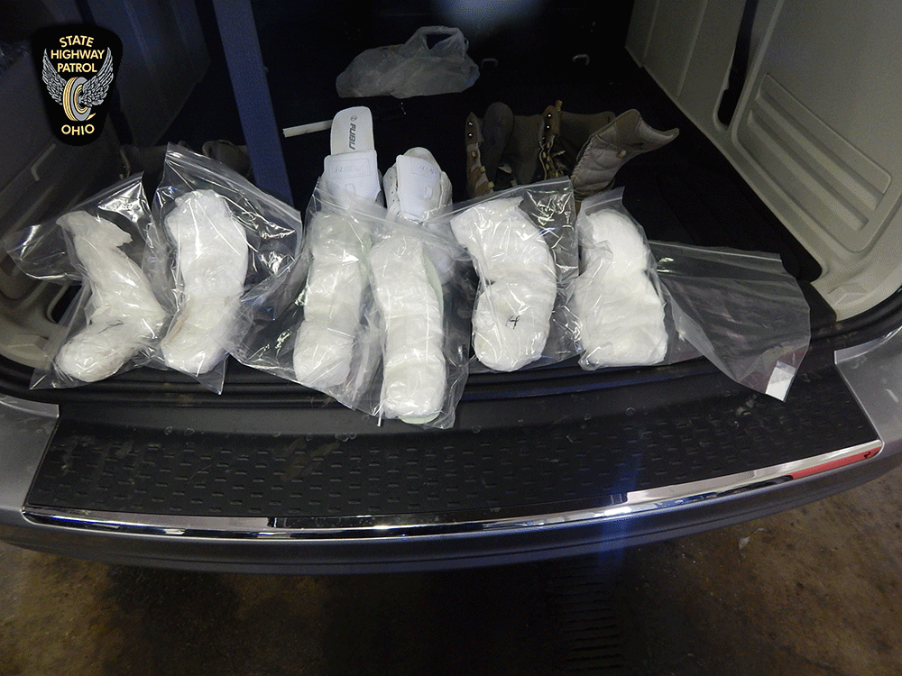 Ohio man allegedly stuffed $230,000 in cocaine in modified shoes