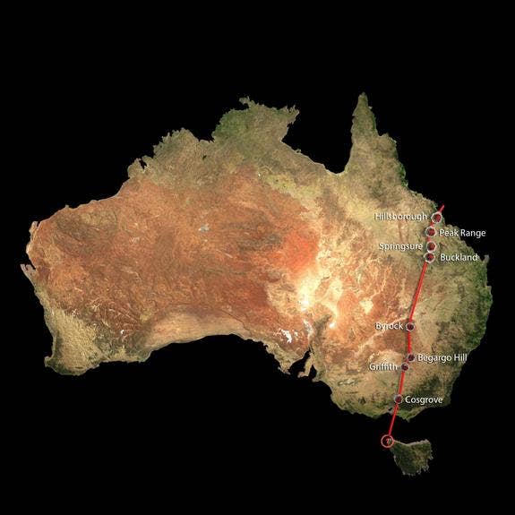 Hidden superchain of volcanoes discovered in Australia