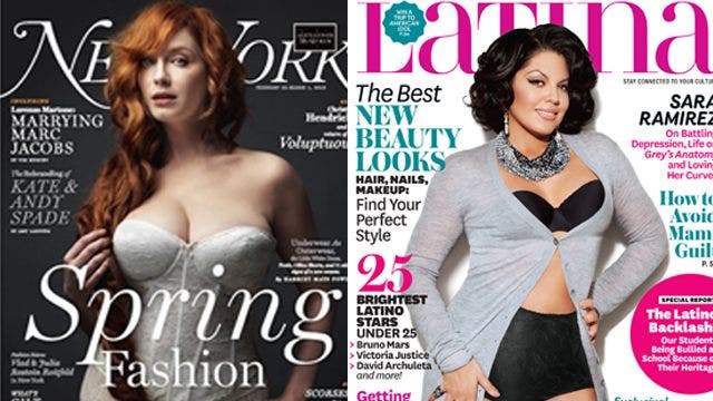 Magazines show curvy girls some love
