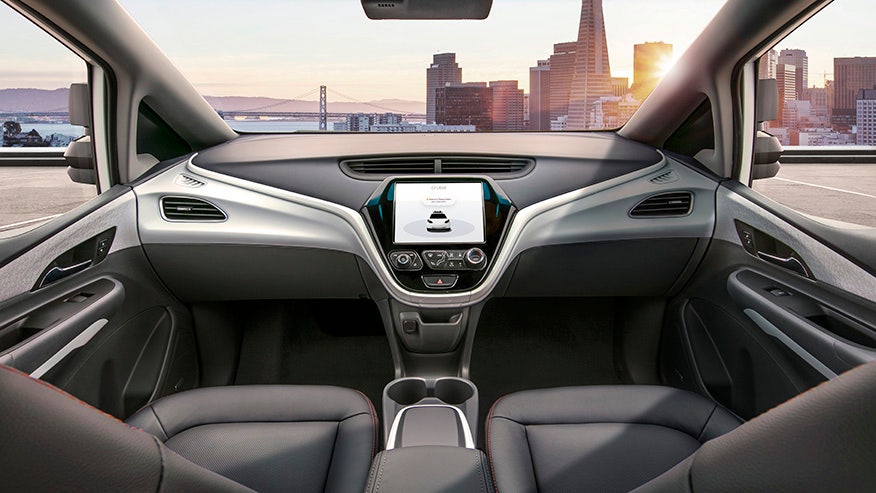General Motors reveals autonomous car with no steering wheel