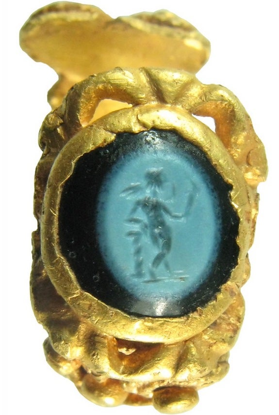 1,700-year-old ring depicts nude Cupid, the homewrecking god