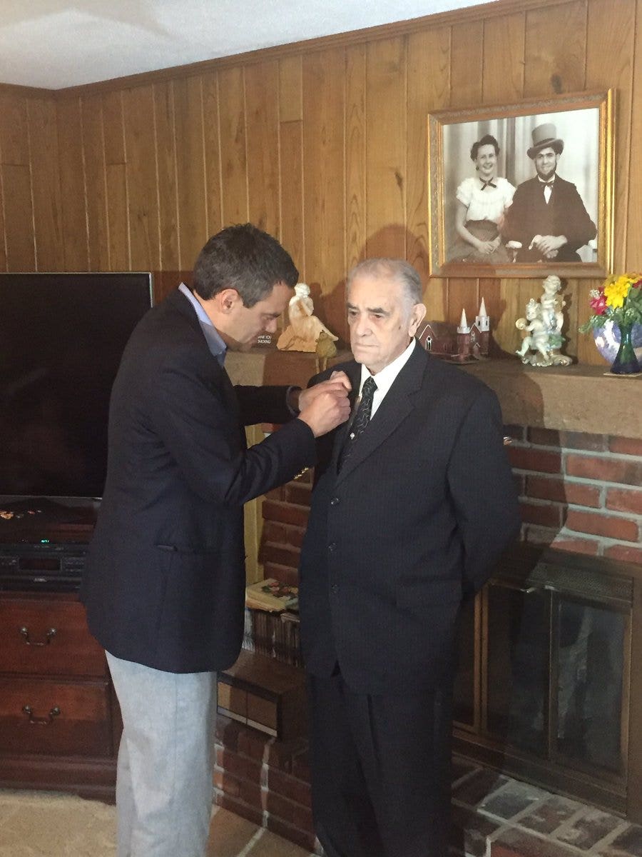 WWII veteran finally gets medals he earned more than 70 years ago