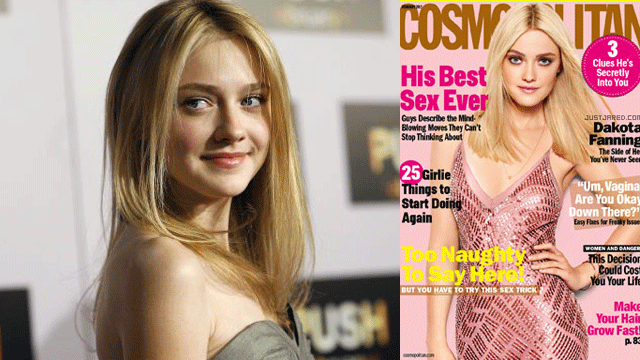 Kim Kardashian Pussy Captions - Is Dakota Fanning Too Young to Be on Cover of Cosmopolitan? | Fox News