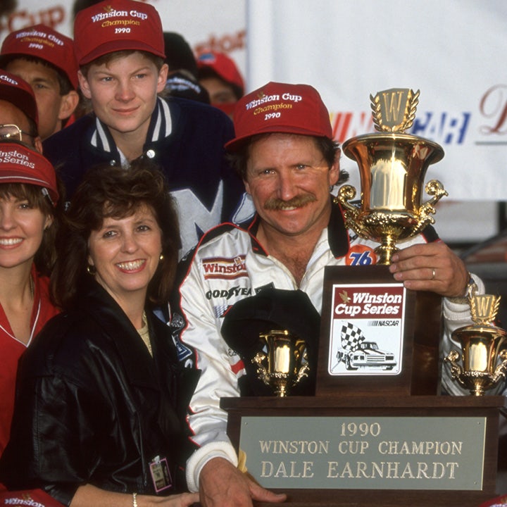 Hat from Dale Earnhardt's 1990 Winston Cup championship run up for