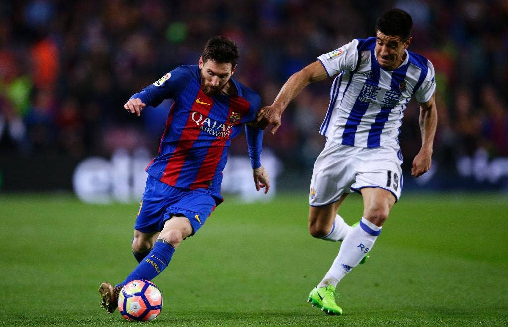Messi mencetak 2 gol saat Barca bangkit menjelang pertandingan Juve dan Madrid