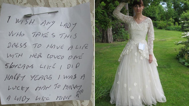 Mystery Man Donates Wedding Dress With Touching Note About Late Wife Fox News