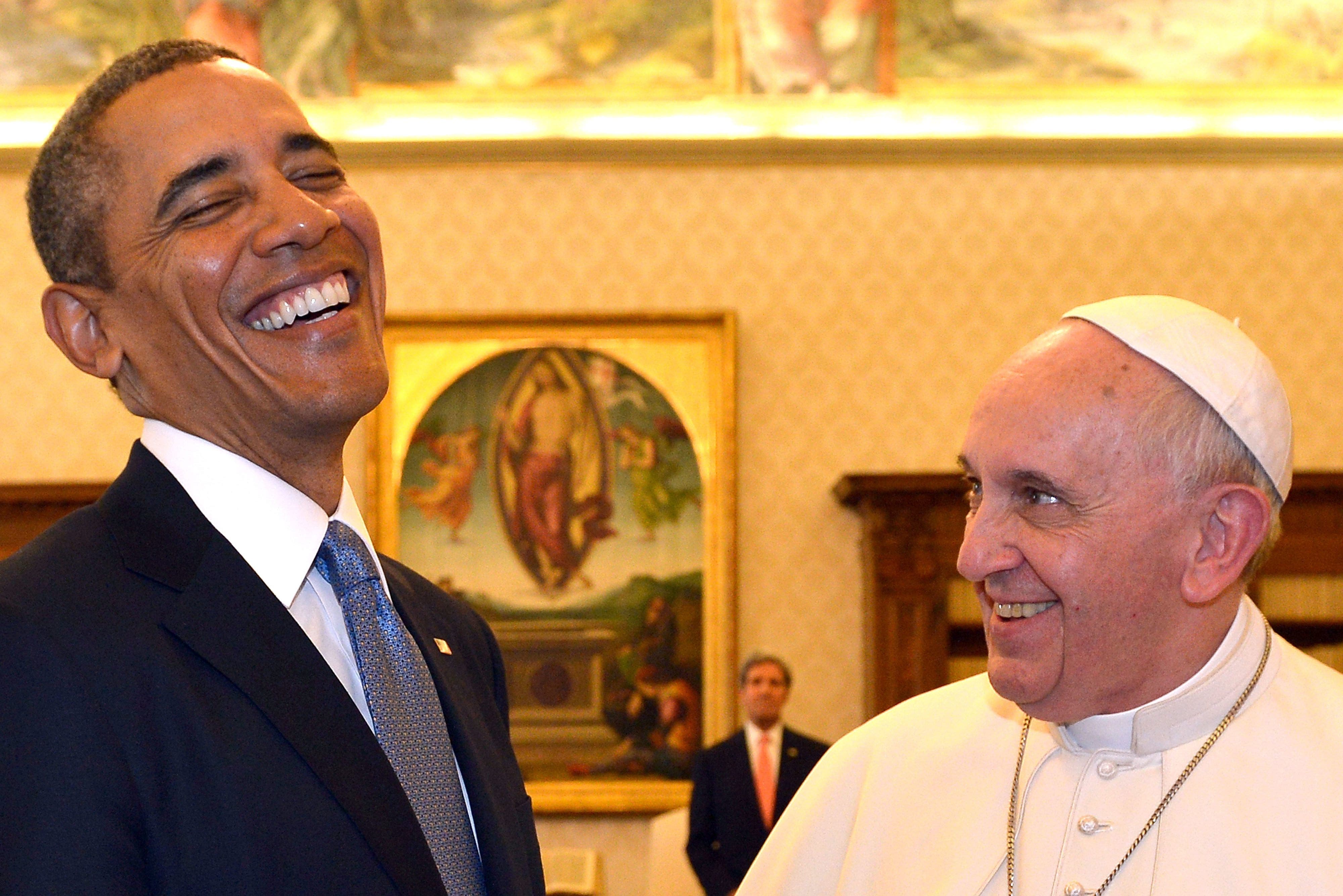 Pope Francis And President Obama Share The Spotlight, All Smiles