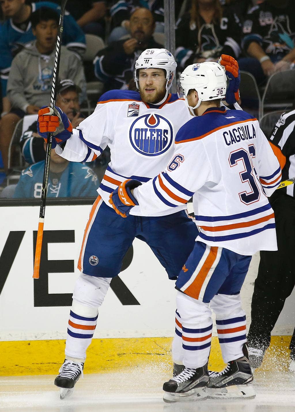 Oilers eliminate Sharks with 3-1 win in Game 6