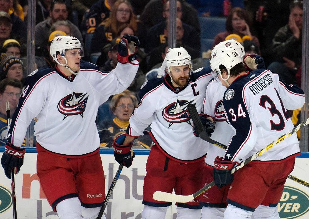 Foligno, Prout mencetak gol dalam kemenangan Blue Jackets 4-1 atas Sabre