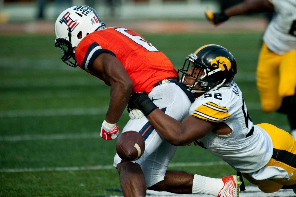 Iowa fokus menghentikan RB Wisconsin Melvin Gordon setelah pertandingan yang memecahkan rekor