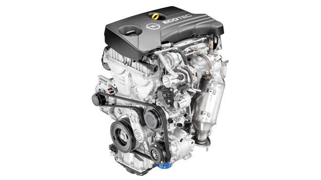 General Motors introduces three-cylinder engine