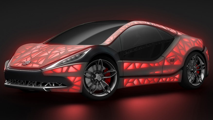 EDAG unveils car covered in cloth | Fox News