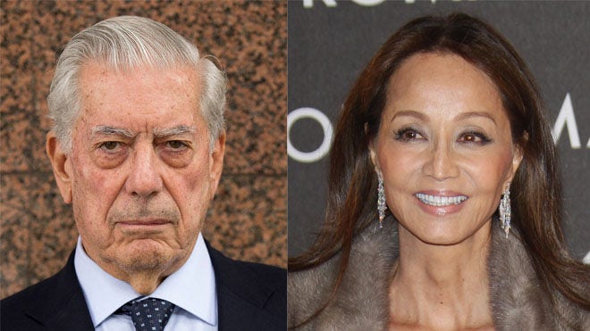 Mario Vargas Llosa spotted out with Enrique Iglesias' mom, sparking ...