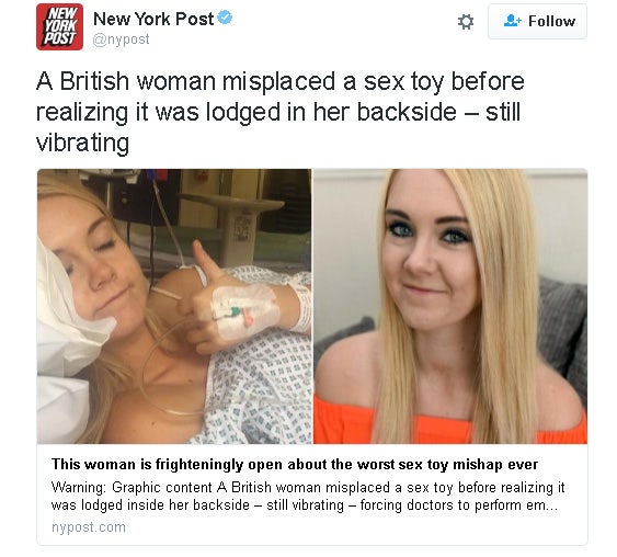 Woman requires emergency surgery after sex toy mishap | Fox News