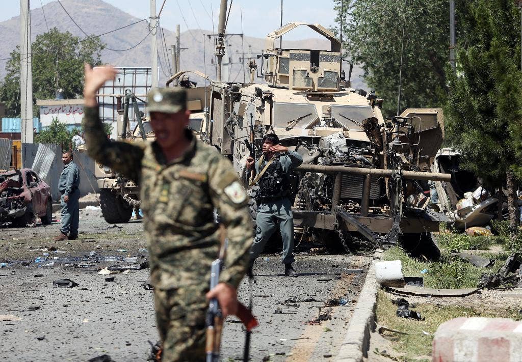 Police: Huge Explosion Shakes Afghan Capital Near Busy Shopping 