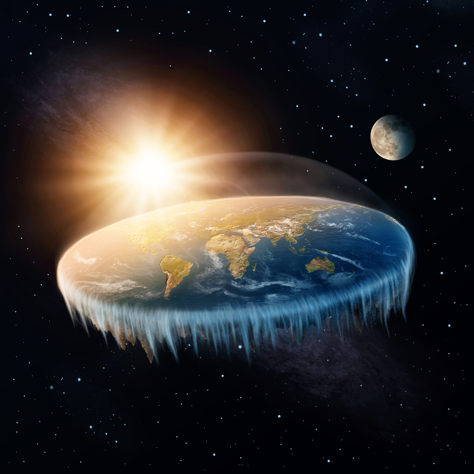 Край земли планета земля. Плоская земля 2022. Теория плоской земли. Плоская Планета. Земля из космоса плоская.