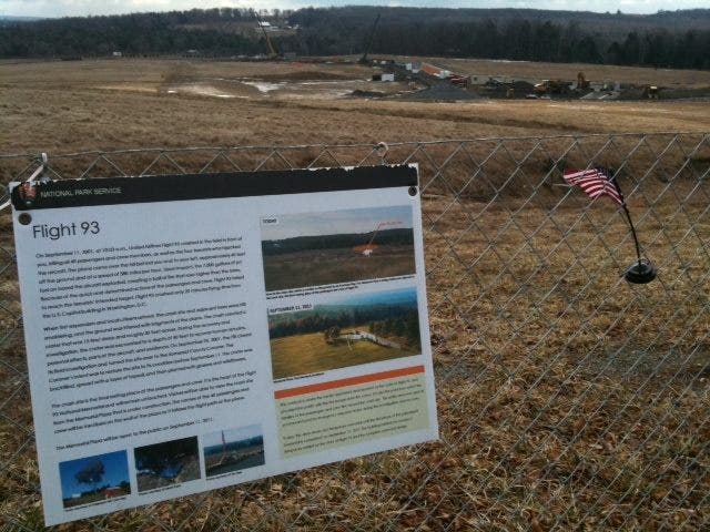 United Flight 93 Memorial Being Constructed at Site of Crash to Honor the Heroes Onboard