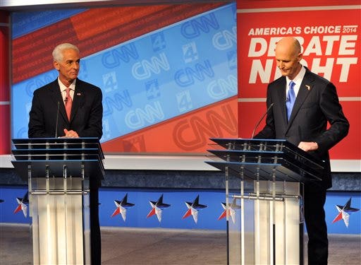 Crist, Scott slug it out in heated final debate of Florida ...
