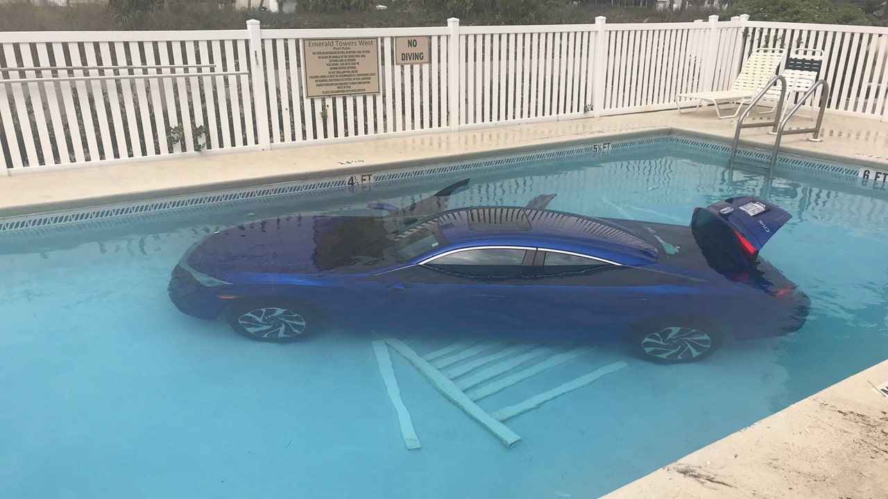 Florida woman fails to put car into park, car rolls into pool with