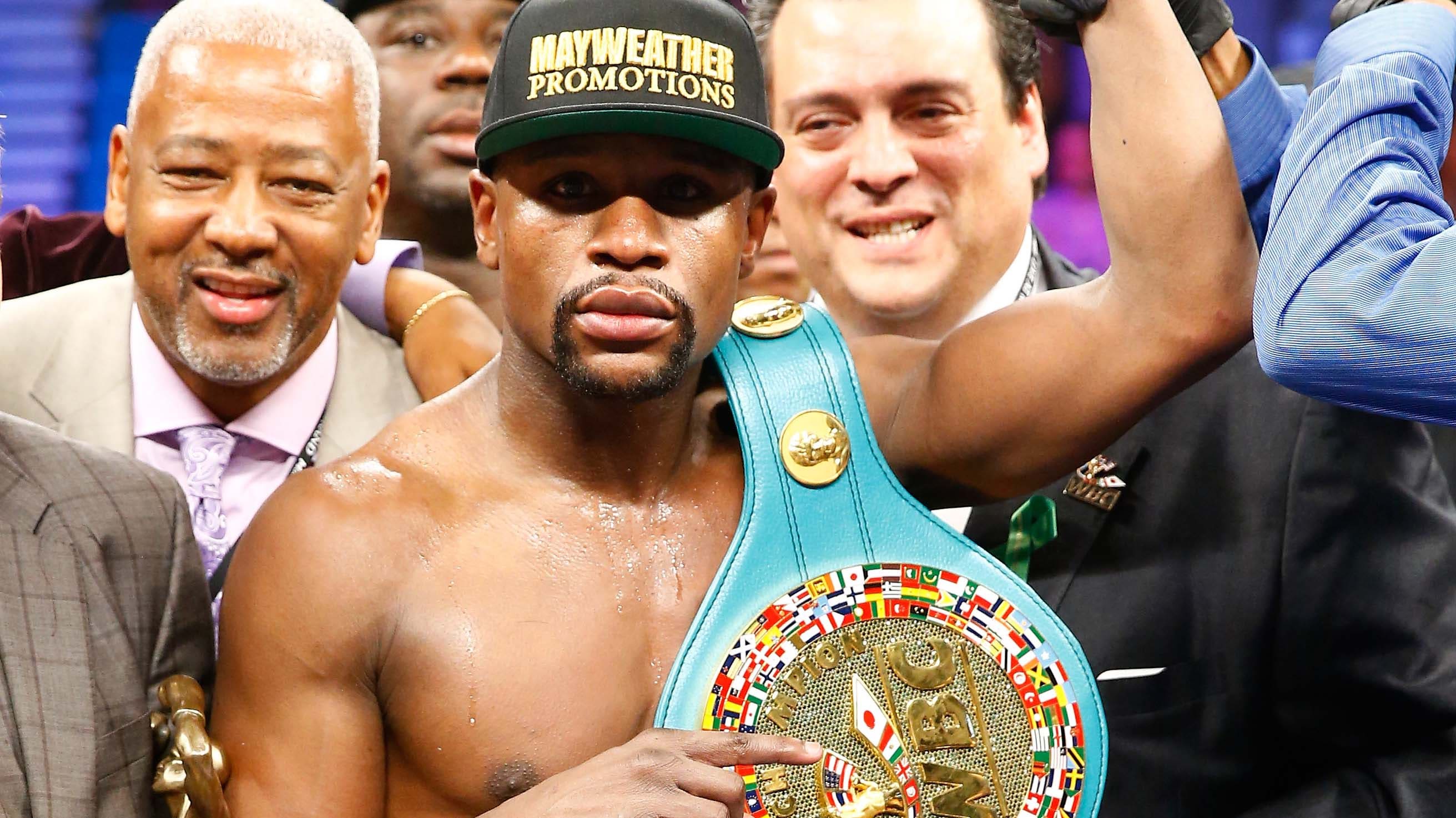 If you're here in Las Vegas, I'm - Floyd Mayweather