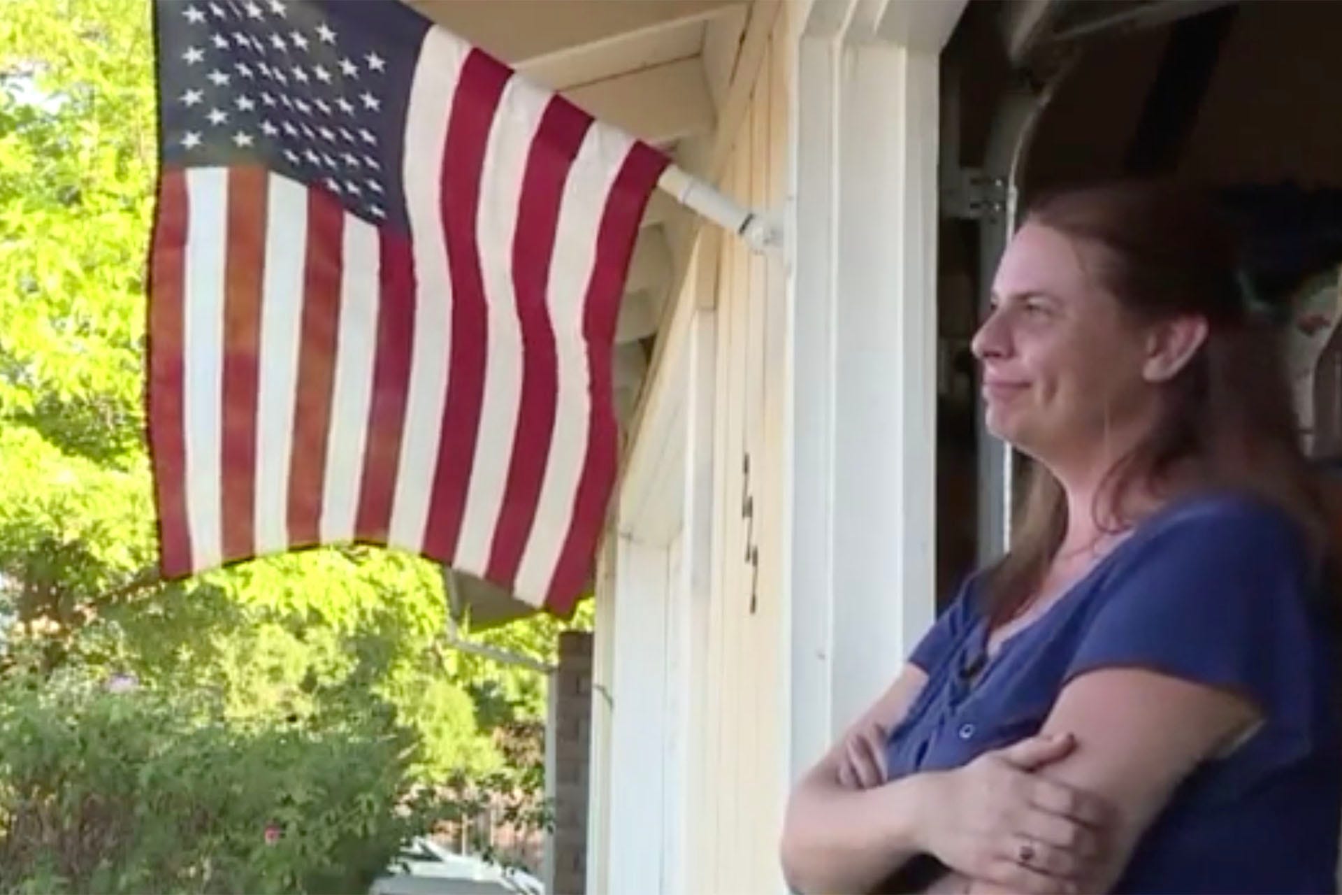 Stolen American flag in California quickly replaced by Veterans of ...