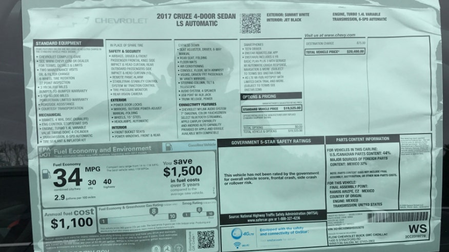 Is GM telling the truth about its cars? Mexican-made Cruze sedans found at U.S. dealerships