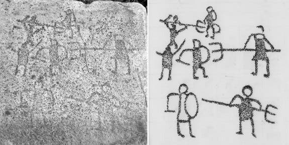 Gladiator fights revealed in ancient graffiti