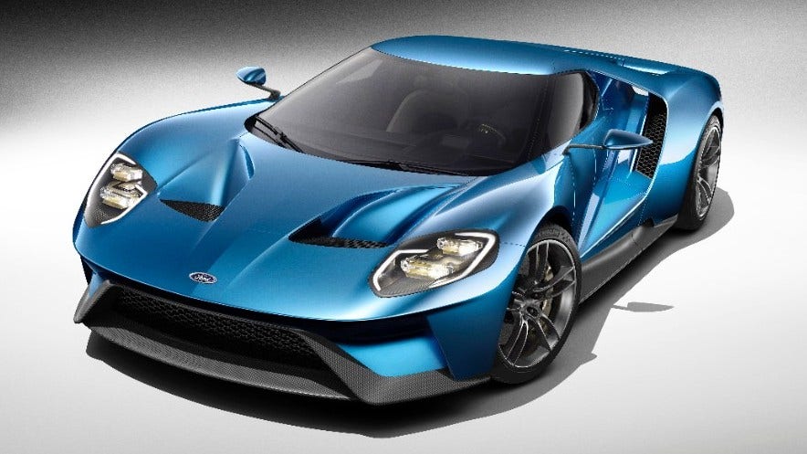 Ford GT supercar unveiled at Detroit Auto Show