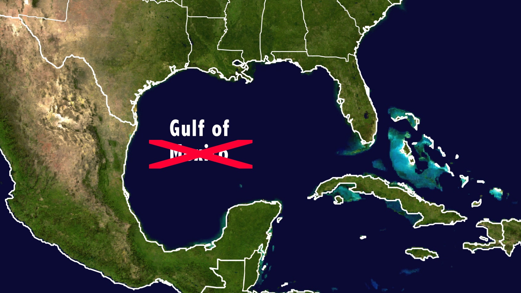 Mississippi Bill Changes Name of 'Gulf of Mexico' to 'Gulf of America