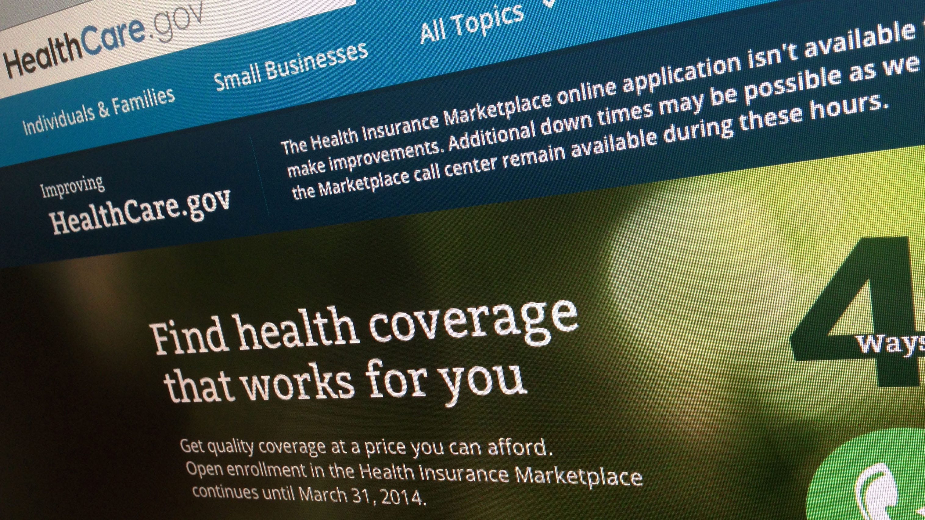 Deadline time for HealthCare.gov coverage that starts Jan. 1