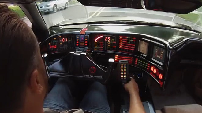 Homemade KITT: ‘Knight Rider’ replica car