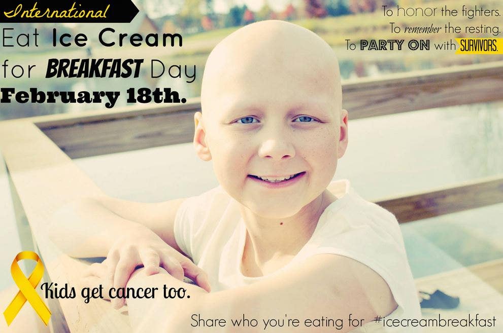 Family's 'Eat Ice Cream for Breakfast Day' meant to honor pediatric