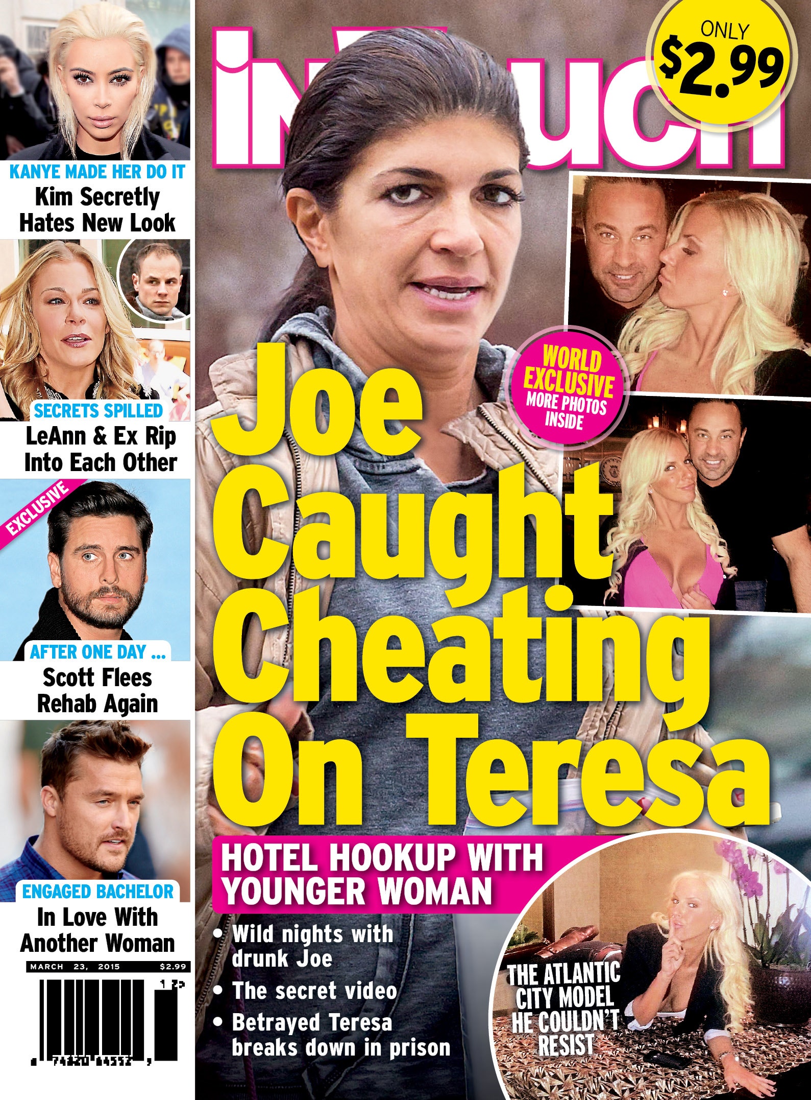 Report Joe Guidice parties with young blonde, leaves money for her