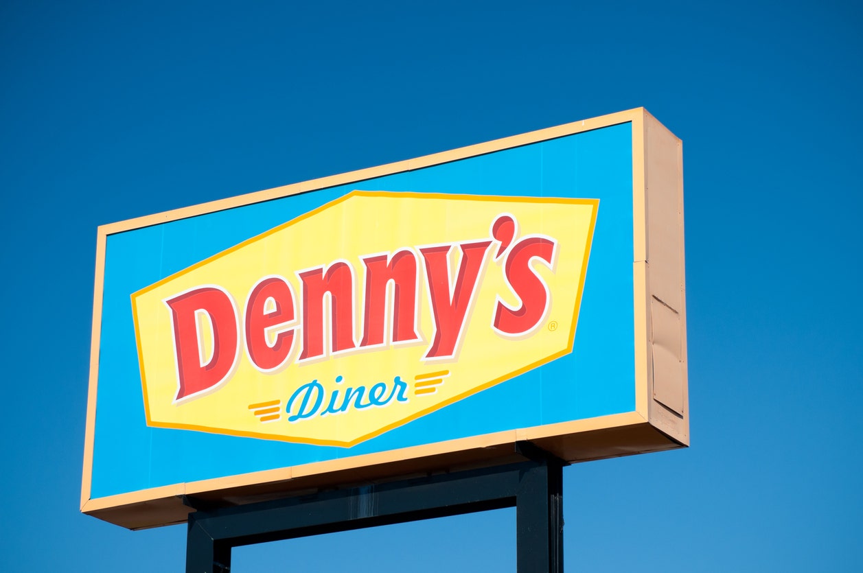 Denny's sausage mascot has unfortunate resemblance