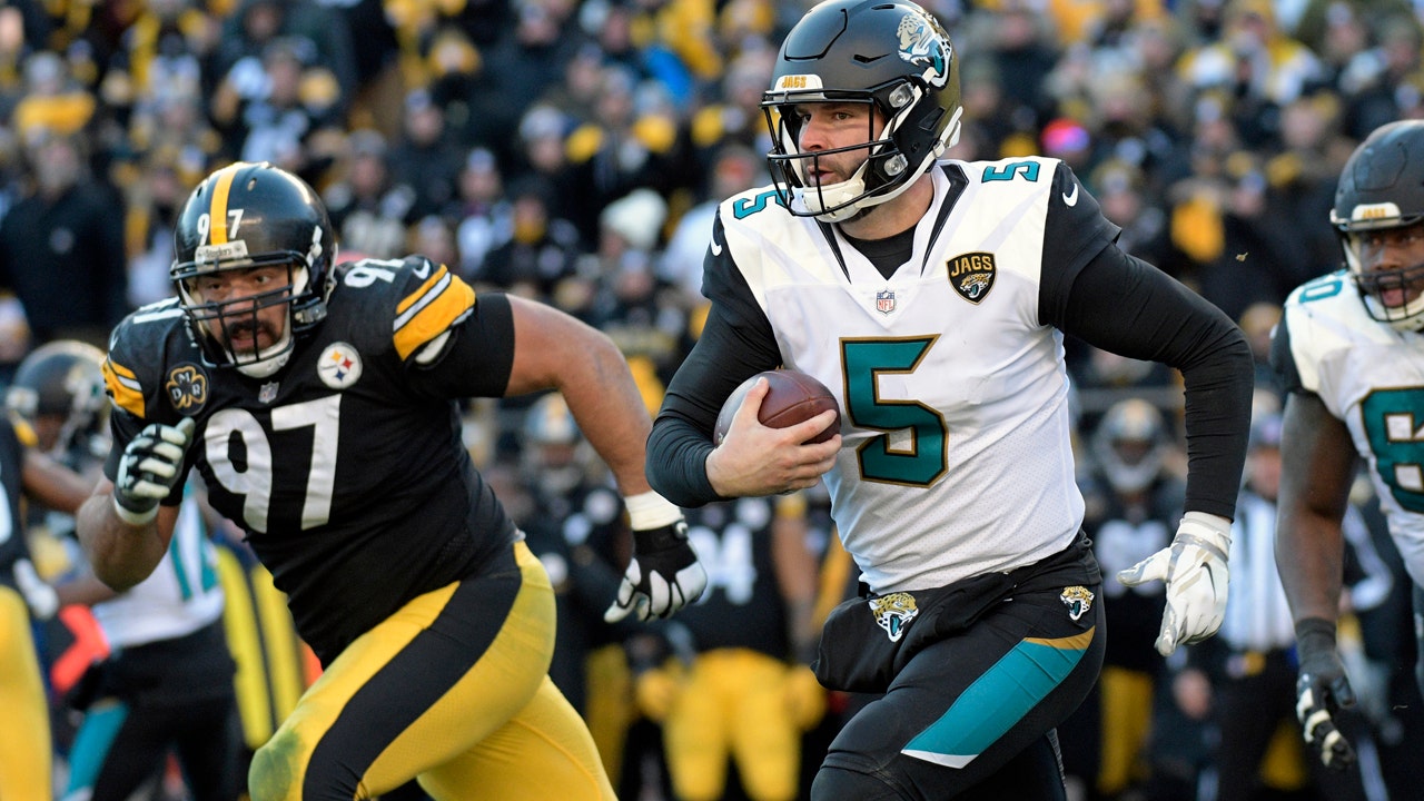 Jaguars stun Steelers 45-42 to earn trip to AFC title game, Photos