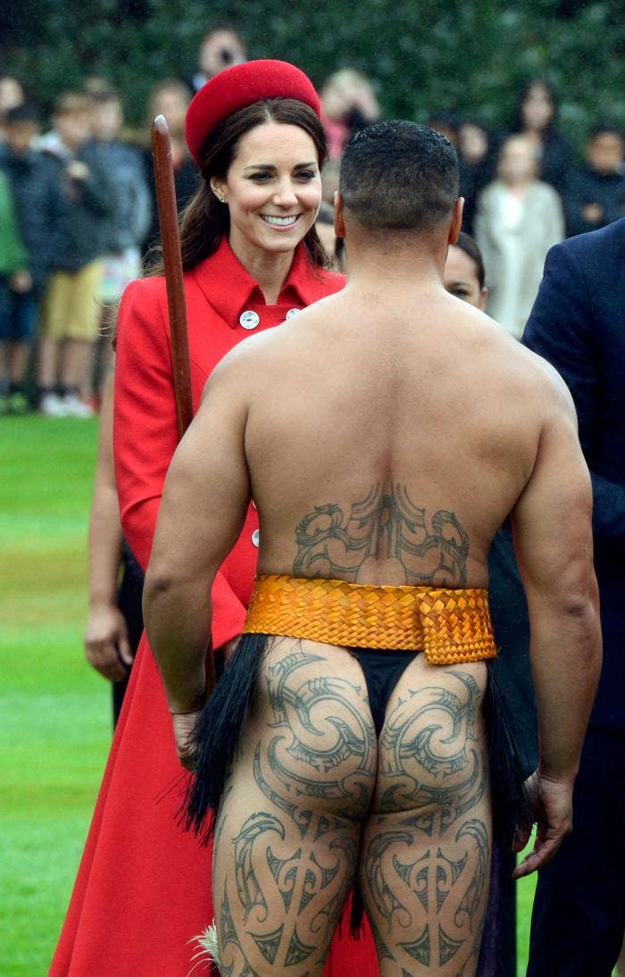 Kate Middleton, the tattoo remained hidden in the light