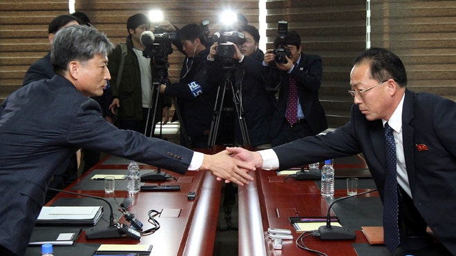 North, South Korea hold high-level talks meant to ease tensions | Fox News