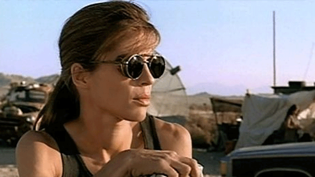 Linda Hamilton in "The Terminator."