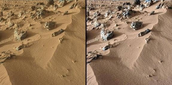 Kotoran Mars mirip dengan tanah vulkanik Hawaii