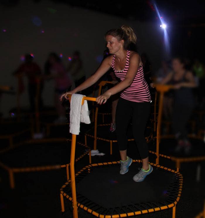 We Tried It A Trampoline Fitness Class Fox News