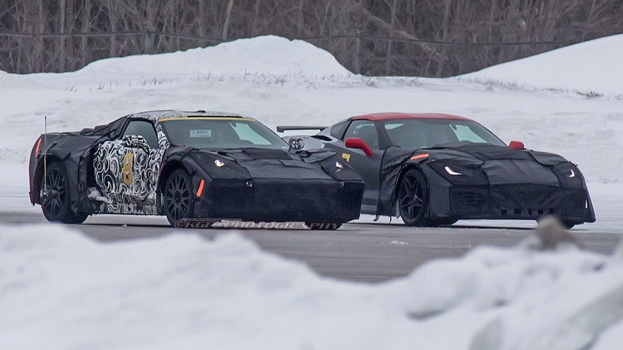 What's that secret mid-engine sports car GM is testing in the snow?