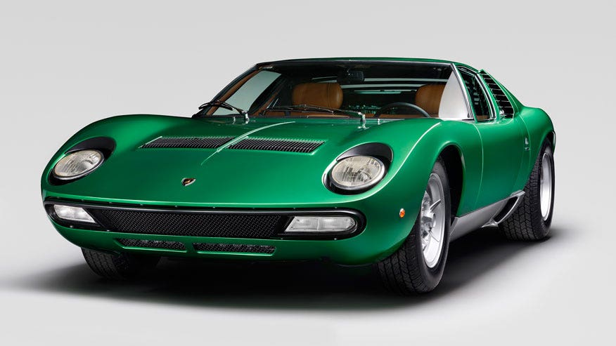 Lamborghini restores the one-of-a-kind Miura SV presented at the 1971 Geneva show