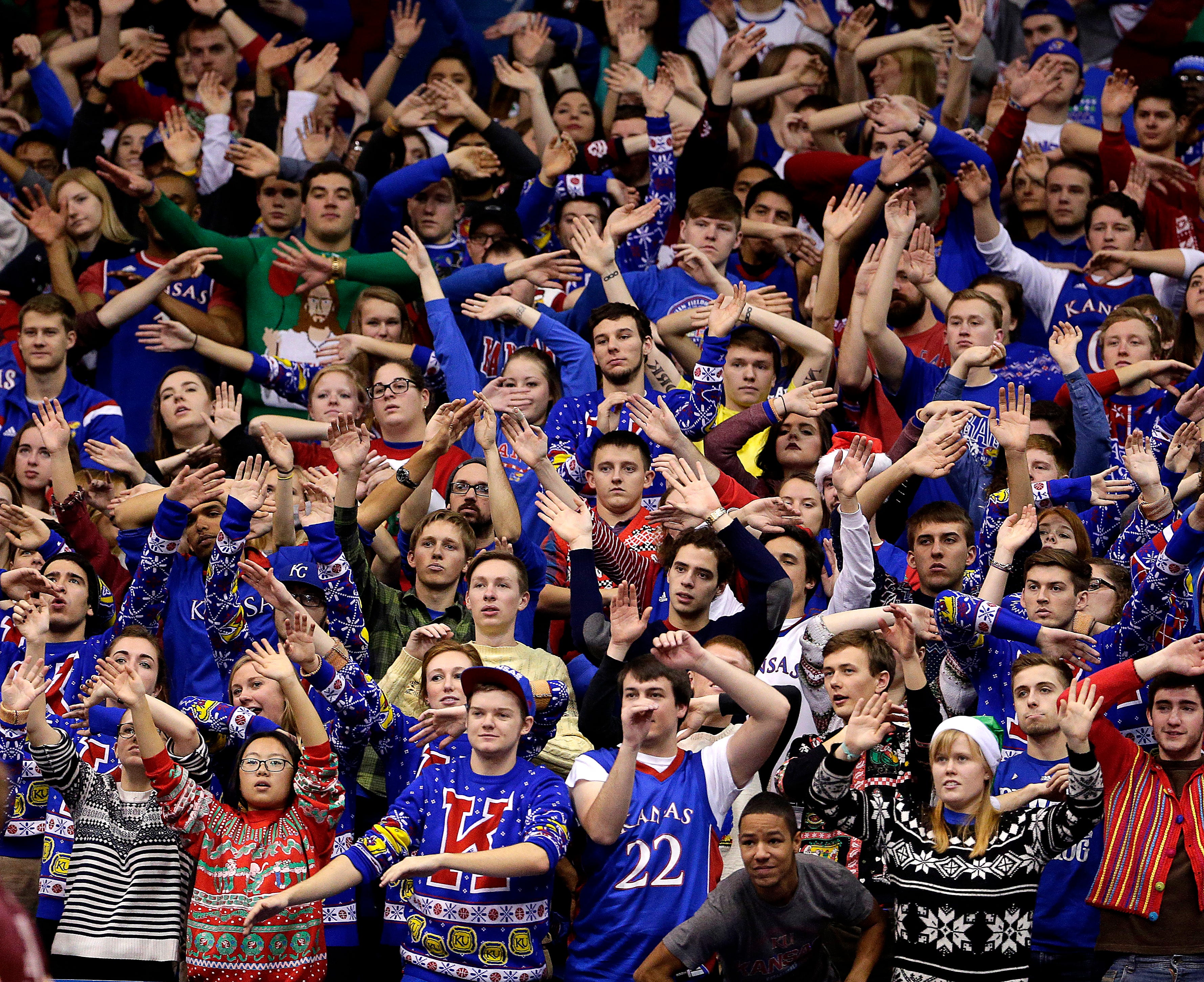 University of Kansas sets world record for holiday sweaters