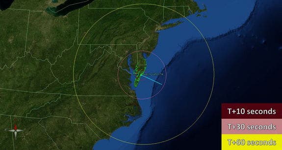 NASA akan menerangi langit di Pantai Timur malam ini
