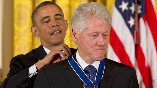 Obama Open Day of JFK -Holy With Freedom Medal