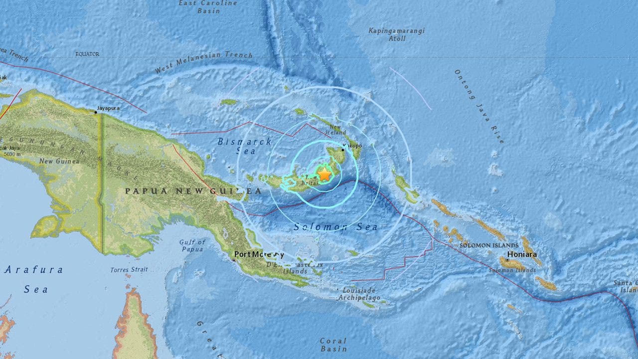 Papua New Guinea Hit By 6 6 Earthquake Fox News