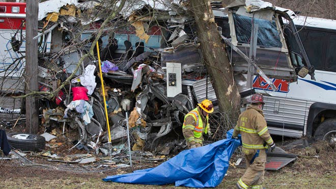 Police Investigating Cause Of Pennsylvania Bus Crash That Killed