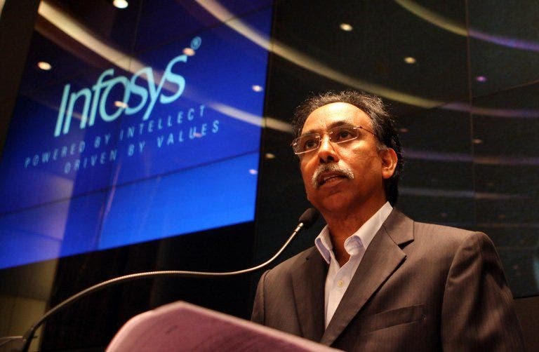 Laba Infosys Q1 India naik, saham naik