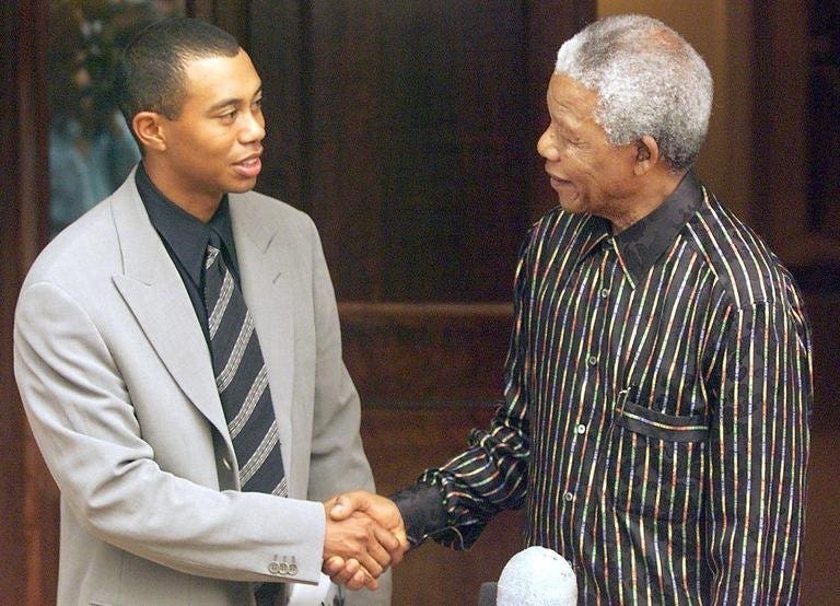 Woods Recalls Unforgettable Aura Of Nelson Mandela 